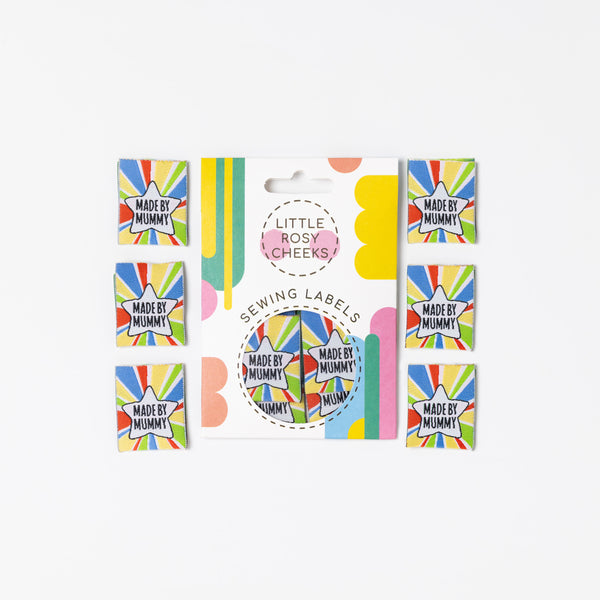 MUMMY'S STAR Pack of 6 woven labels