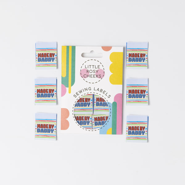 MADE BY DADDY Pack of 6 sewing labels