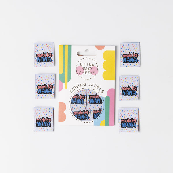 MADE BY NANA Pack of 6 sewing labels