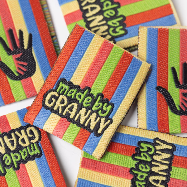 MADE BY GRANNY Pack of 6 sewing labels