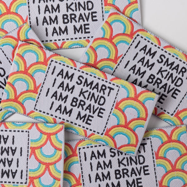 I AM ME Pack of 6 sewing labels