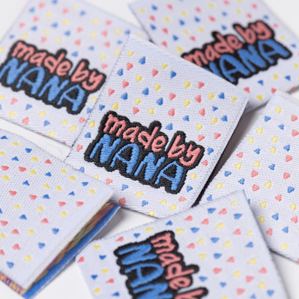 MADE BY NANA Pack of 6 sewing labels
