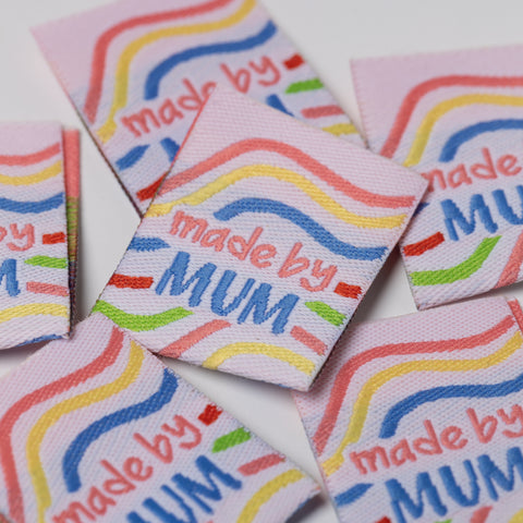 MADE BY MUM Pack of 6 sewing labels
