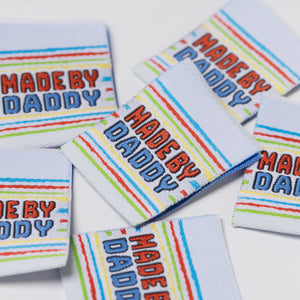 MADE BY DADDY Pack of 6 sewing labels