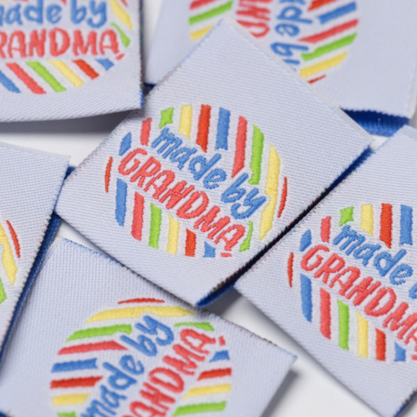 MADE BY GRANDMA Pack of 6 sewing labels