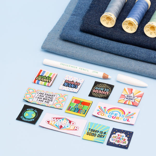 MADE BY NANA Pack of 6 sewing labels
